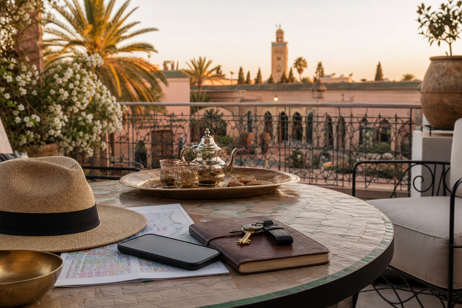 Sécurité VIP et discrétion par une conciergerie de luxe Marrakech